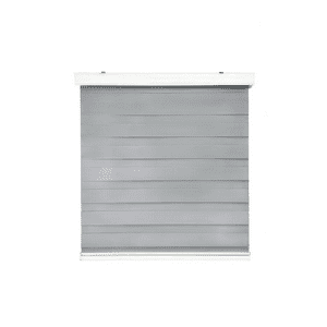 Genérico - Cortina Roller Duo Zebra Día Noche 150X200Cm Gris