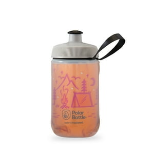 Polar Bottle - Botella De Agua Polar Kids Campfire 12Oz Tangerine