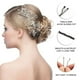 thumbnail image 4 of 400 horquillas negras para el pelo, horquillas para mujer, horquillas para cabello grueso, cabello fino y todo tipo de cabello, horquillas con estuche, 4 of 6