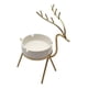 thumbnail image 1 of Cenicero De Cerámica Decorativo Con Base Dorada De Reno, 1 of 7