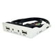 thumbnail image 2 of 3.5inch 9Pin A USB 2.0 Hub Panel Frontal 2 Puertos USB 2.0 Interfaz De Micrófono Para PC Argent, 2 of 4