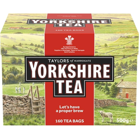 Tea Yorkshire Red Black Tea 160 bolsitas de té con cafeína