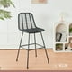 thumbnail image 2 of Taburete Alto de Terraza Rattan Grecia Color Negro, 2 of 4