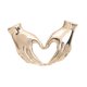 thumbnail image 3 of Broche De Corazón Con Dos Manos, Alfiler De Solapa Para Traje, Dama, Novia, Novio, Dorado, 3 of 5