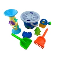 Genérico - Set Balde 8 Piezas Juguetes Playa Castillo Pala Rastrillo