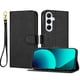 thumbnail image 1 of Funda Cartera para Samsung Galaxy A26 5G Tarjetero Soporte Magnético y Correa Negro, 1 of 5