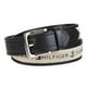 thumbnail image 2 of Cinturón Tommy Hilfiger con cinta incrustada para hombre, color negro/natural, 2 of 3