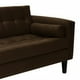 thumbnail image 4 of Sofa Retro 3c Felpa 00 Chocolate, 4 of 6