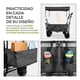 thumbnail image 4 of Carrito Plegable Portátil y Carriola para Exteriores hasta 200 Kg, Ruedas 360° Todo Terreno con Freno, Incluye Toldo y Cesta de Tela, para Niños y Mascotas, Carretilla Wagon Vagón con Funda, 4 of 6
