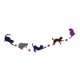 thumbnail image 3 of Encantador gato persiguiendo bola bunting banner hogar fiesta colgar decoración, 3 of 3