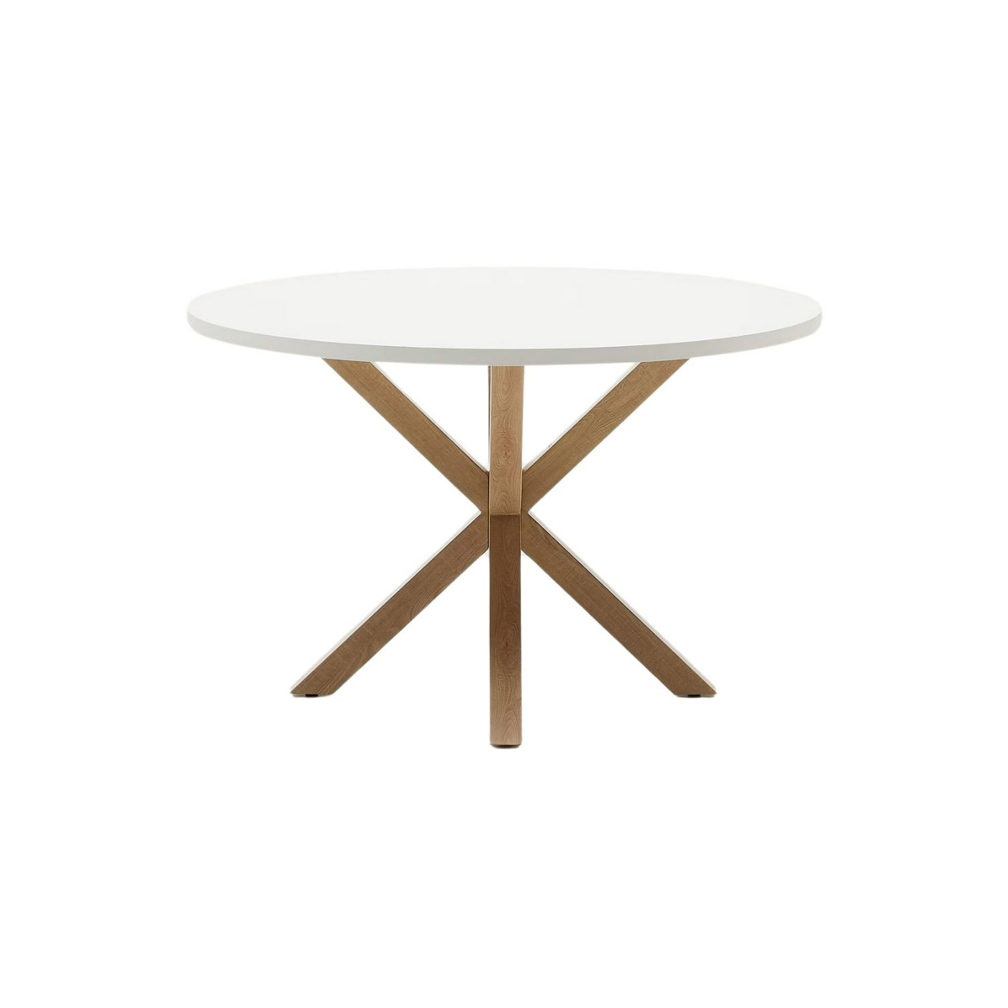 Habita2 Chile - Mesa Nordic Redonda Mdf 100 Cm - Blanco