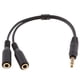 thumbnail image 2 of Micrófono Divisor De 3,5 Mm Y Adaptador De Auriculares Macho A Hembra De Audio Para PS4 PC, 2 of 3
