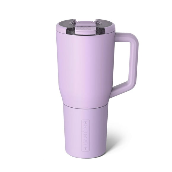 Taza de café BrüMate Müv, 100% a prueba de fugas, 1035 ml, color lavanda