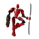 thumbnail image 3 of Figura De Acción De Robot Modelo Móvil Con Múltiples Articulaciones Para Niños, Niñas Y Niños, Color Rojo, 3 of 3