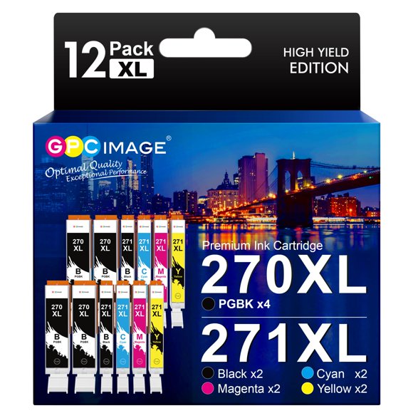 Cartucho de tinta GPC Image compatible con Canon PGI-270 CLI-271