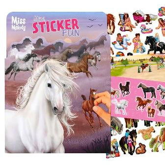 Miss Melody mini Sticker Fun - Creando el mini mundo de los caballos