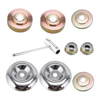 Magideal - Cabezal De Cortacésped, Kit De Fijación De Tuerca, Juego De Repuesto Para Cabezal De Cortacésped, Adaptador De Tuerca De Montaje, Cuchilla, Cabezal De 9 Piezas