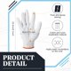 thumbnail image 2 of 100 Pairs Cotton Wok Guantes White Hand Cotton Liners Safety Tejido a puntoted Polyester Wok Guantes BBQ Roping Hombres Mujeres Warehouse Industrial Construction Mechanic Gardening Outdoor..., 2 of 7