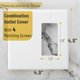 thumbnail image 2 of Placa de pared Bates Choice de 2 vías blanca 12 × 12 cm, 2 of 9