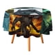 thumbnail image 1 of Titanes del Pacífico Mantel Redondo con Estampado Icónico de Temática, Se Adapta a la Mayoría de Mesas, Fácil de Cuidar, Regalo Perfecto para Aficionados, Amigos y Familia.152cm, 1 of 5