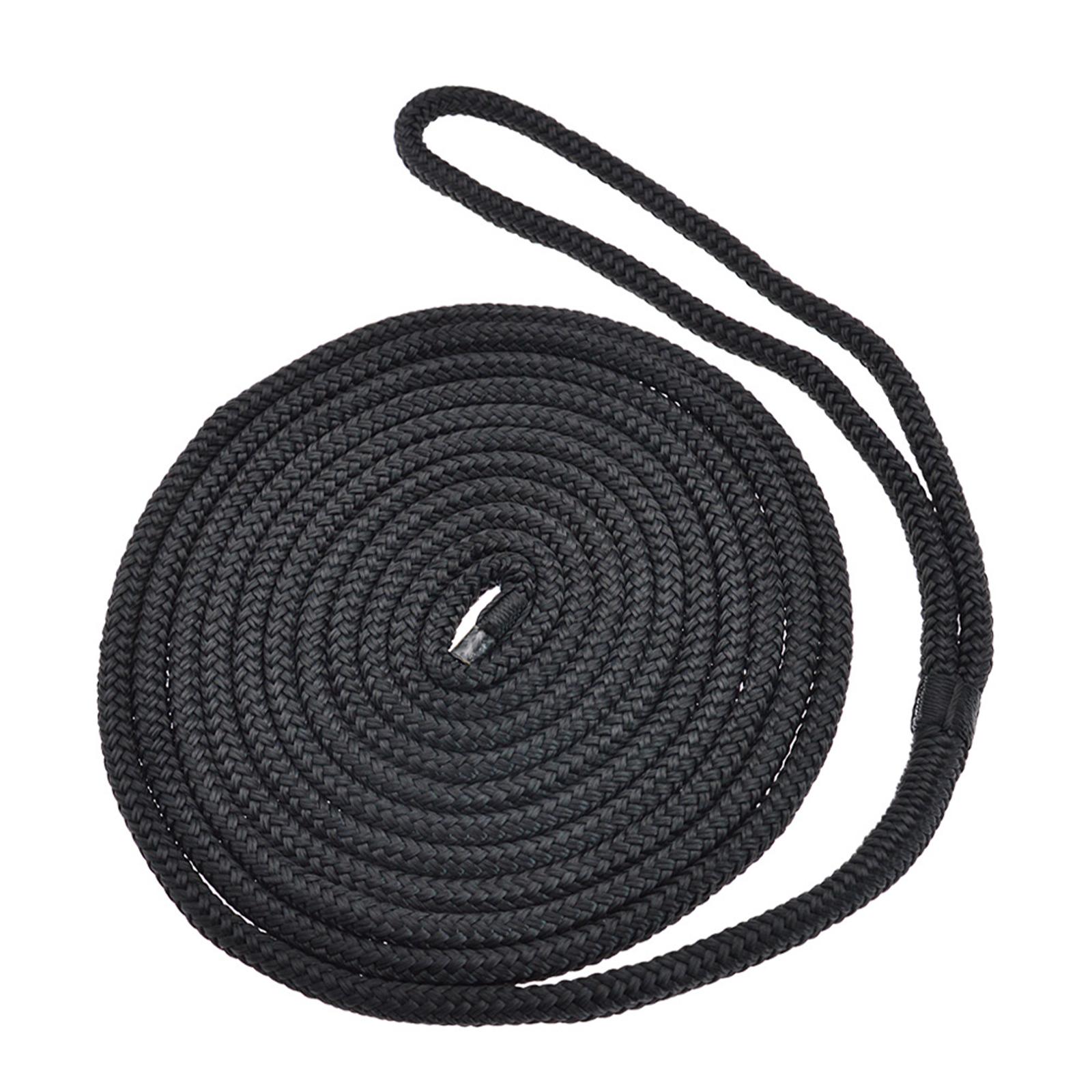 Ioensy - Lazos Antiarañazos De Línea De Muelle De Nailon Trenzado Doble Reforzado Para Atracar 4,8 M