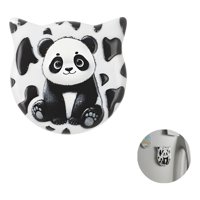 Genérico - Pack 12 Imanes Decorativos Panda Blanco Y Negro