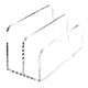 thumbnail image 3 of Organizador De Archivos De Clasificador De Correo Acrílico 2 Para La Oficina Del Cuaderno De Cartas, 3 of 5