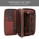 thumbnail image 3 of Cartera de cuero Lavalen con bloqueo RFID 12 × 20 cm, 3 of 7