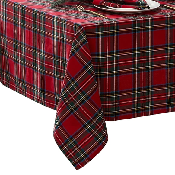 Mantel Threadmade 152 cm x 213 cm Rojo a Cuadros