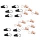 thumbnail image 1 of clips para cortinas de alta resistencia con gancho abrazadera clips de suspensión 30pcs negro + 30 piezas de oro, 1 of 3