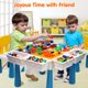 thumbnail image 4 of Mesa de actividades Arscniek Toddlers 7 en 1 con 152 piezas Marble Run, 4 of 8