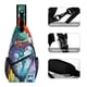 thumbnail image 3 of Alas de Fuego Riñonera Bandolera con Estampado Integral para Hombres y Mujeres, Bolso Cruzado Gráfico de Tendencia, Mochila de Hombro Streetwear para Ciclismo y Deportes, Riñonera Versátil Casual, 3 of 6