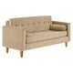 thumbnail image 2 of Sofa Retro 3c Felpa 04 Beige, 2 of 6