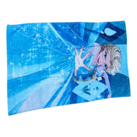 Genérico - Toalla De Baño Disney 140X70 Cm Algodón Color Celeste Elsa