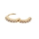thumbnail image 5 of Peque?os Pendientes Huggie Cobre Zirconia Aro Pendientes Aro Dorado 6mm, 5 of 5