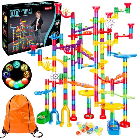 Juguete De Construcción De Laberintos Marble Run Meland, 208 Piezas, Para Niños