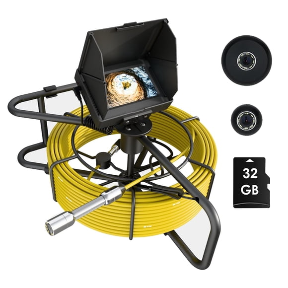Cámara de inspección de alcantarillado BlessFly 10 m DVR LED 17 mm impermeable