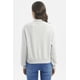 thumbnail image 3 of Polerón Mujer Slim Half Zipper Gris Melange Claro, 3 of 4