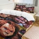thumbnail image 2 of Bride of Chucky Bedding Set Duvet Cover Comfortable and Lightweight Cartoon Bedding 3 Piece Bed Set, 2 of 5