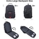 thumbnail image 4 of Mochila ANTERK de viaje extragrande resistente al agua para portátil de 17.3", 4 of 6