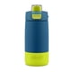 thumbnail image 1 of Botella de agua Ello Kids Colby de acero inoxidable, 350 ml, color verde azulado, 1 of 8
