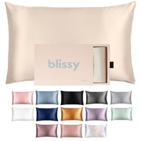 Funda De Almohada De Seda Blissy, 100% Pura, Morera, 22 Momme, Grado 6A