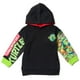thumbnail image 1 of Sudadera con capucha Teenage Mutant Ninja Turtles para niños grandes, forro polar negro 10-12, 1 of 3
