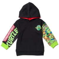 Sudadera Con Capucha Teenage Mutant Ninja Turtles Para Niños Pequeños 3T Negra