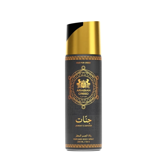 Aerosol corporal Arabian Creed Jannat E Zahoor, 200 ml, unisex