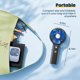 thumbnail image 5 of Ventilador portátil HandFan con batería externa de 5200 mAh, negro y azul, 5 of 8