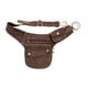thumbnail image 2 of Paquete De Cintura De Cuero De PU Bolso De Cintura De Moda Viaje Para Senderismo Al Aire Libre Mochilero Café, 2 of 5