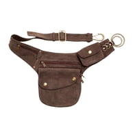 Magideal - Riñonera Para Hombre, Elegante Riñonera Para Mujer, A La Moda, Para Fiestas Navideñas Y Desplazamientos Café