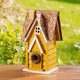 thumbnail image 2 of Casa para Pájaros Glitzhome GH90085 de Madera Colgante 17 × 14 × 31 cm, 2 of 7