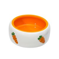 Ioensy - Cuenco Antideslizante Para Comedero De Conejo, Cuenco De Alimentación Para Erizo, Jerbos, Cachorro, Gatito, 11Cm X 4,5 Cm, Redondo